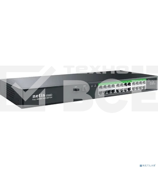 Коммутатор Netis 24PORT 10/1000M POE 2 SFP COMBO P124GC