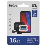 Флеш карта microSDHC 16Gb Netac P500 NT02P500STN-016G-S (без SD адаптера) 80Mb/s, фото13