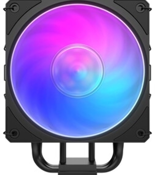 Кулер для процессора Cooler Master Hyper 212 ARGB черный, 120 мм, алюминий/медь, 1800 об/мин, 27 дБ, 4 pin, 150 Вт, 157 мм
