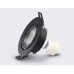 Светильник Ambrella light TN1151 BK черный IP44 GU5.3 D85*28, фото 1