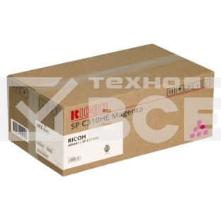 Картридж лазерный Ricoh тип SPC310HE (407635/406482), желтый высокой емкости, 6600 отпечатков (для SP C320DN), 6000 отпечатков (для SP C242DN/C242SF), 4600 стр. A4 (5%, ISO 6600, для SP C342DN), для Aficio SP C231SF/C232SF/ SP C231N/C232DN/C311N/C312DN/C3