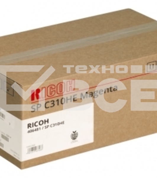 Картридж лазерный Ricoh тип SPC310HE (407635/406482), желтый высокой емкости, 6600 отпечатков (для SP C320DN), 6000 отпечатков (для SP C242DN/C242SF), 4600 стр. A4 (5%, ISO 6600, для SP C342DN), для Aficio SP C231SF/C232SF/ SP C231N/C232DN/C311N/C312DN/C3