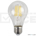 Лампа светодиодная груша ЭРА F-LED A60-9W-840-E27 (филамент, груша, 9Вт, нейтр., Е27), фото 1
