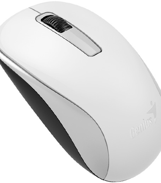 Мышь беспроводная Genius NX-7005 белый, 1600 dpi, радиоканал, USB, кнопки - 3