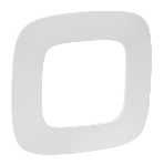 Рамка Valena ALLURE.  'Белая'. 1-постовая универсальная Valena ALLURE. Рамка 'Белая'. 1-постовая универсальная, фото 1