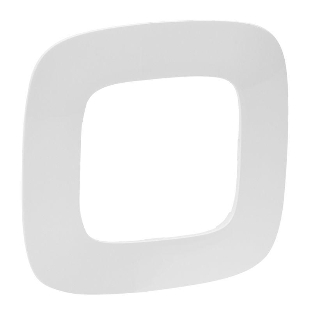 Рамка Valena ALLURE.  'Белая'. 1-постовая универсальная Valena ALLURE. Рамка 'Белая'. 1-постовая универсальная