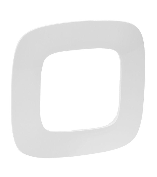 Рамка Valena ALLURE.  'Белая'. 1-постовая универсальная Valena ALLURE. Рамка 'Белая'. 1-постовая универсальная