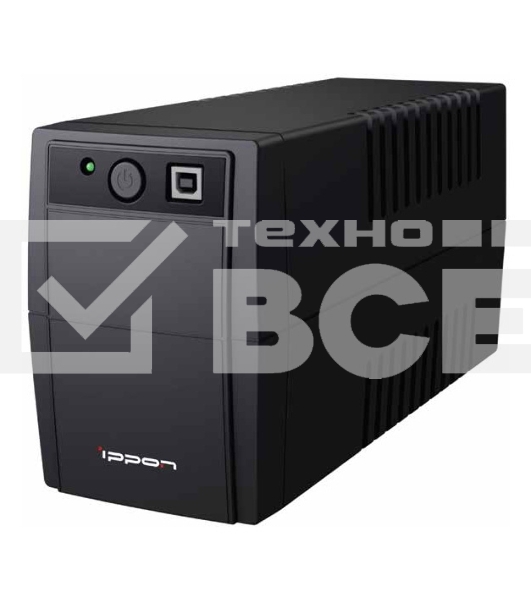 Источник бесперебойного питания Ippon Back Basic 1050S Euro 600Вт 1050ВА черный