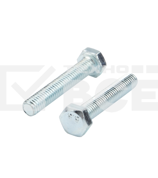 Болт шестигранный KRANZ DIN 933, 6х35, короб (50 шт./уп.)