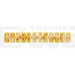 Клеммная винтовая колодка KВ-16 6-16, ток 30 A, полиэтилен желтый Rexant (10 шт./уп.), фото3