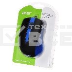Мышь проводная Acer OMW011 черный/синий, 1200 dpi, USB, кнопки - 3, фото6