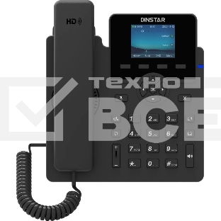 Телефон IP Dinstar C62UP черный