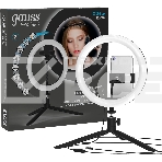 Светильник кольцевой Gauss 14W 700lm 3000-6500K 5V USB IP20 260x23мм черный дим пульт LED, фото10