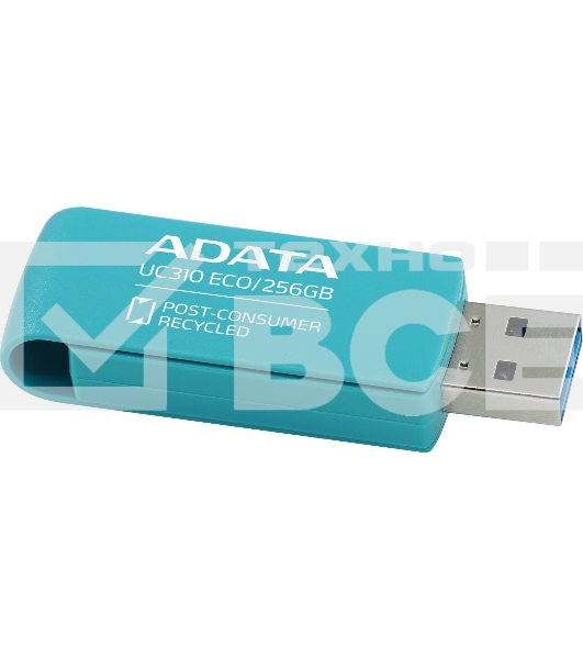 Флеш диск ADATA UC310E 256Gb USB 3.2 Gen1 зеленый UC310E-256G-RGN