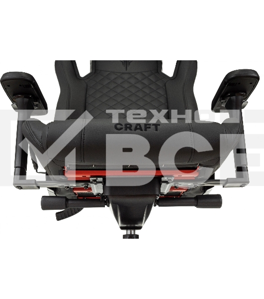 Кресло игровое Knight Craft черный