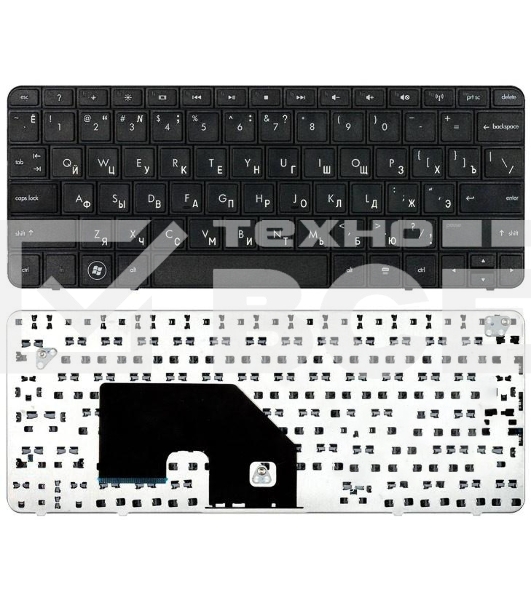 Клавиатура для ноутбука HP Compaq Mini CQ10 110-3000 110-3100 черная