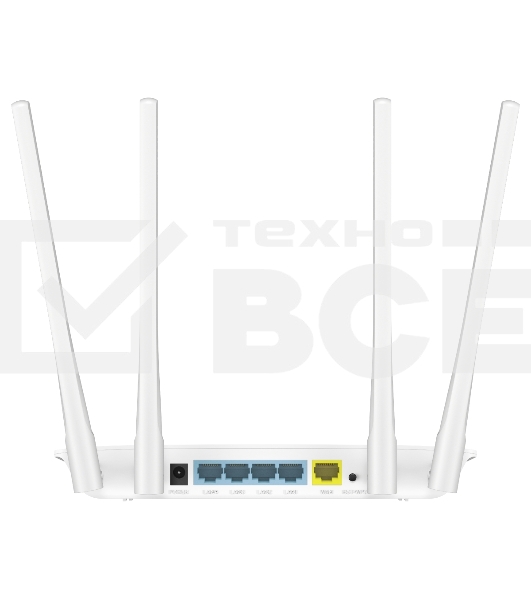 Роутер беспроводной Cudy WR1200 AC1200 10/100BASE-TX белый