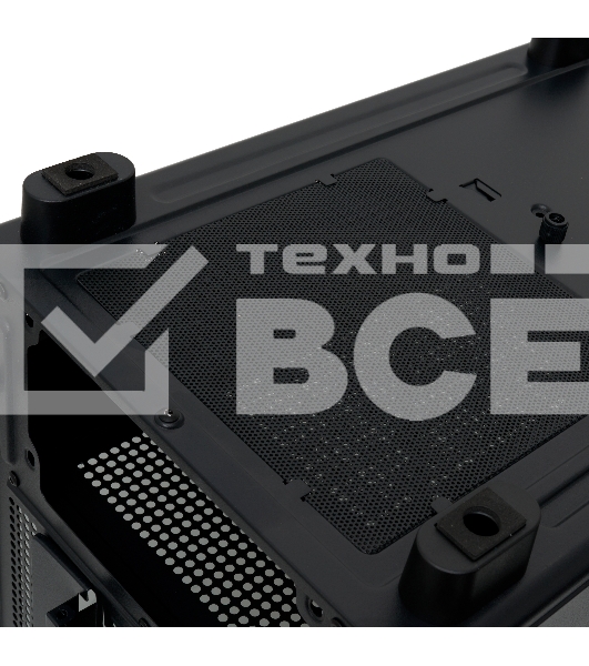 Компьютерный корпус HSPD F710, Panoramic Mid Tower, черный, TG, 0.5 SPCC, 3x120мм ARGb E-ATX, ATX, mATX, mITX 185/395/270мм 2x2.5