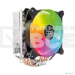 Кулер для процессора CBR CBR-CC-4180-ARGB-PWM черный/серебристый 120мм алюминий+медь, 2300RPM 34db 4-pin 180W, фото2