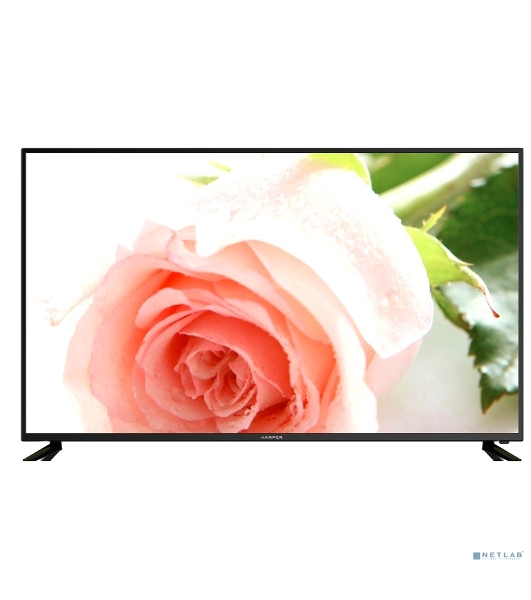 Телевизор Harper 58' 58U750TS черный Direct LED UHD 60Hz Smart