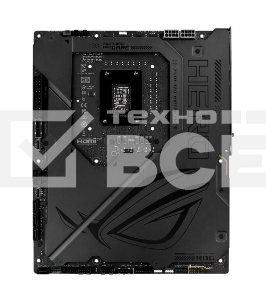 Материнская плата ASUS ROG MAXIMUS Z890 HERO BTF, LGA1851, Intel Z890, 4xDDR5, 4xSATA, 6xM.2, 1xPCIe 5.0 x16, 1xPCIe 4.0 x4, 1xPCIe x1, 1xHDMI, 2xUSB-C (Thunderbolt 4), 1xUSB-C 3.2 Gen 2, 4xUSB-A 3.2 Gen 2, 4xUSB-A 3.2 Gen 1, 2x2.5Gb LAN, Wi-Fi 7, Bluetoo