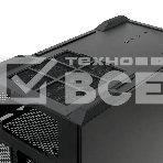 Компьютерный корпус без блока питания HSPD F711-TGbK, Panoramic Full Tower, Black, TG, 0.7 SPCC, no fans ATX, mATX, mITX 190/420/280мм 2x2.5', 2x3.5', 7xPCI 1xUSB-A 3.0, 1xUSB-C 445x235x475мм, фото14