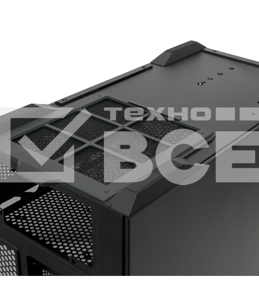 Компьютерный корпус без блока питания HSPD F711-TGbK, Panoramic Full Tower, Black, TG, 0.7 SPCC, no fans ATX, mATX, mITX 190/420/280мм 2x2.5', 2x3.5', 7xPCI 1xUSB-A 3.0, 1xUSB-C 445x235x475мм
