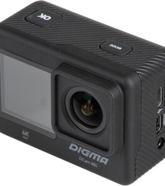 Экшн-камера Digma DiCam 980 1xCMOS 12Mpix черный