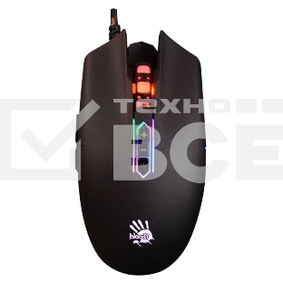 Мышь проводная A4Tech Bloody Q80 черный, 3200 dpi, USB, кнопки - 8