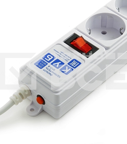 Сетевой фильтр Powercube SPG-B-6-WHITE 1.9м (5 розеток) белый (коробка)