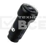 Автомобильное зарядное устройство Qumo PD (Charger 0080), Type C, черный, фото 1
