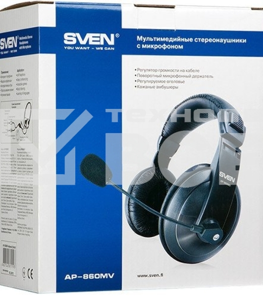 Наушники SVEN AP-860MV Наушники с микрофоном
