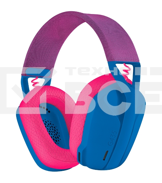Гарнитура Logitech Headset G435 LIGHTSPEED Wireless Gaming BLUE - Retail