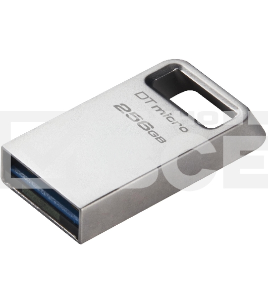 Флеш диск Kingston 256Gb DataTraveler Micro DTMC3G2/256GB USB3.0 серебристый