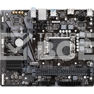 Материнская плата Gigabyte H610M K DDR4 V2.0, LGA 1700, Intel H610, 2xDDR4, 2xSATA, 1xM.2, 1xPCIe 4.0 x16, 1xPCIe x1, 1xHDMI, 1x 1Gb LAN, 2xUSB-A 3.2 Gen 1, 4xUSB-A 2.0, 3x 3.5 мм, 7.1, mATX