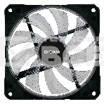 Вентилятор для корпуса Digma DFAN-FRGB2 черный, 120 мм, 1200 об/мин, 23 дБ, 4 pin, фото5