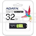 Флешка USB ADATA UC300 (ACHO-UC300-32G-RBK/GN), 32Gb, Type-C USB 3.2, R/W 100/30, черный/зеленый, фото6