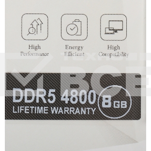 Оперативная память AGI, DDR5, 8GB (1x8GB), 4800MHz, CL40, DIMM