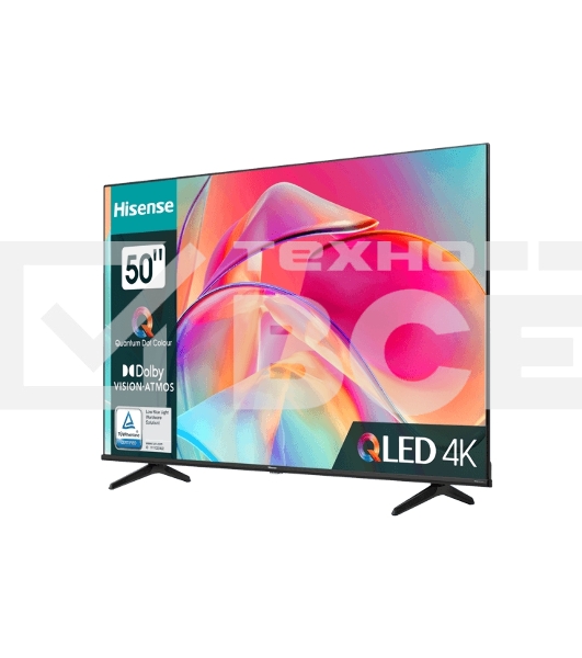 Телевизор Hisense 50' 50E7KQ черный QLED UHD 60Hz Smart