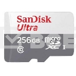 Карта памяти MICRO SDXC 256GB UHS-I SDSQUNR-256G-GN3MN SANDISK, фото 1