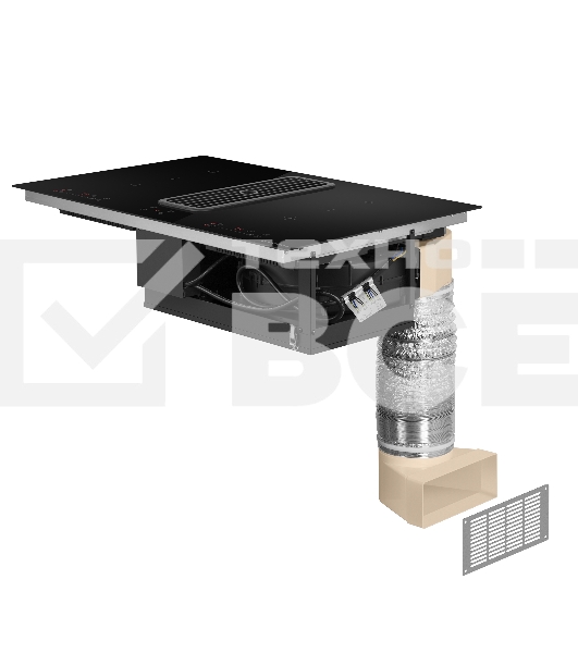 Комплект воздуховодов Maunfeld AVDS804 (для AVSI804SBH)