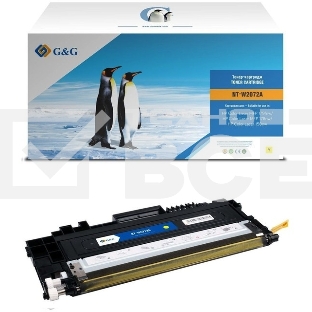 Картридж лазерный G&G GG-W2072A желтый (700стр.) для HP Color Laser MFP 179fnw/178nw/150nw