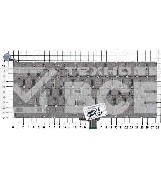 Клавиатура для ноутбука MacBook A1342 2009/2010 белая 13,3