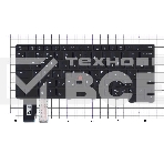 Клавиатура для ноутбука Lenovo ThinkPad X13 Gen 2 черная, фото2