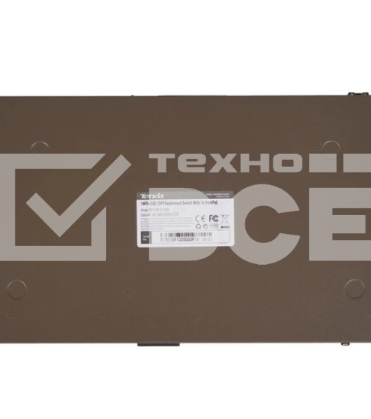 Коммутатор неуправляемый IP-COM F1118P-16-150W PoE, 18 портов, 18х100 Мбит/с, 2x1 Гбит/с, PoE 16х30 Вт (до 130Вт)