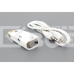 Переходник HDMI на VGA c аудио белый, фото2