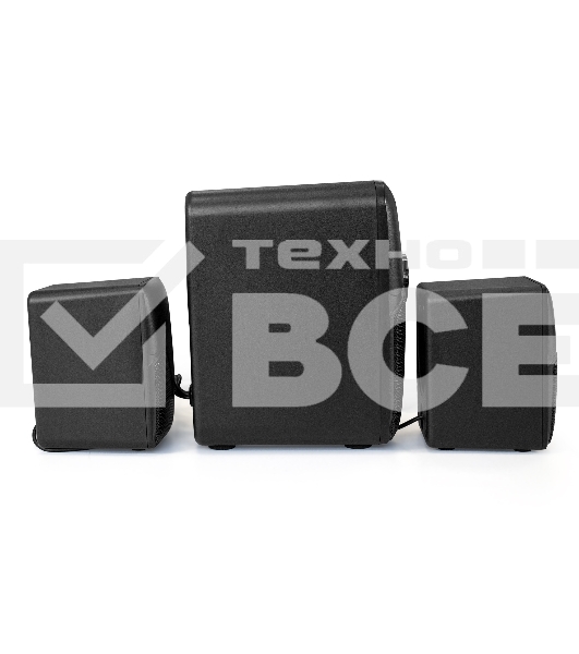 Акустическая система 2.1 ExeGate Accord 320 (питание USB, 5Вт+2х3Вт, 150-20000Гц, цвет черный, RGB подсветка, Color Box)