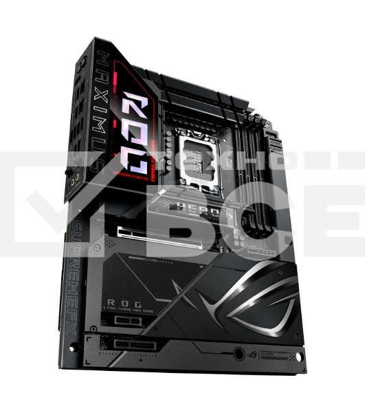 Материнская плата ASUS ROG MAXIMUS Z890 HERO BTF, LGA1851, Intel Z890, 4xDDR5, 4xSATA, 6xM.2, 1xPCIe 5.0 x16, 1xPCIe 4.0 x4, 1xPCIe x1, 1xHDMI, 2xUSB-C (Thunderbolt 4), 1xUSB-C 3.2 Gen 2, 4xUSB-A 3.2 Gen 2, 4xUSB-A 3.2 Gen 1, 2x2.5Gb LAN, Wi-Fi 7, Bluetoo