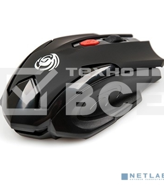 Мышь беспроводная Dialog Gan-Kata MRGK-10U черный, 1600 dpi, радиоканал, USB, кнопки - 6