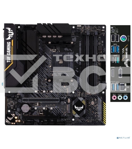 Материнская плата Asus TUF GAMING B450M-PRO II Soc-AM4 AMD B450 4xDDR4 mATX AC`97 8ch(7.1) GbLAN RAID+HDMI+DP